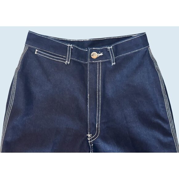 Vintage GITANO Dark Wash High Waisted 80s / 90s Jeans Size 24 - Picture 4 of 8